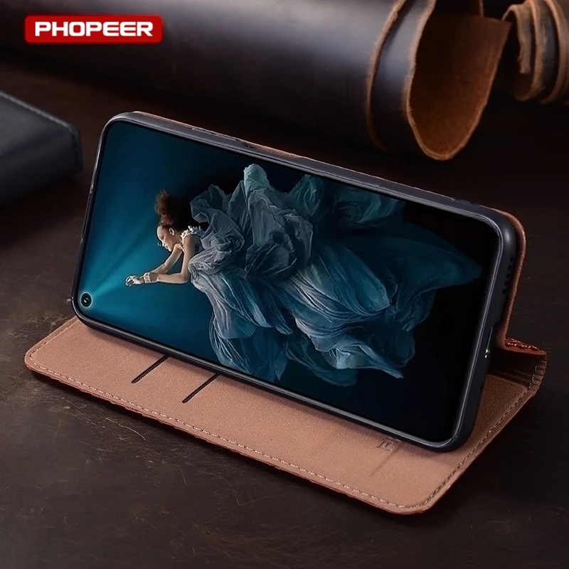 For Xiaomi Poco X8 X7 X6 Pro 5G Genuine Leather Case for Xiaomi Poco X5 X4 X3 X2 Pro 5G GT NFC Flip Magnet slot Wallet Cover