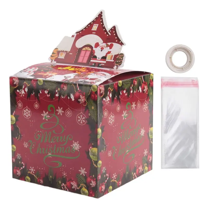 Fun Cash Gift Christmas Money Box Set With 30 Transparent Bags, Perfect Surprise For Kids & Adults