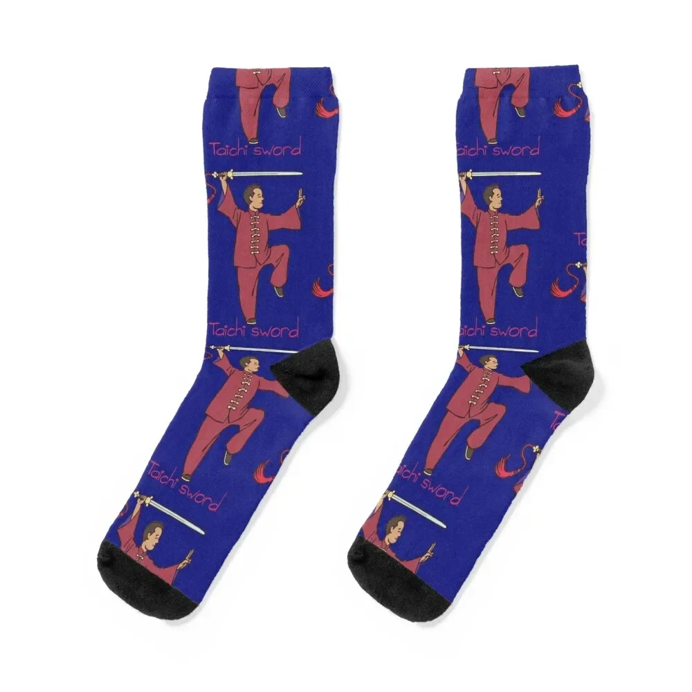 Tai Chi care sword 04 Socks compression halloween snow Men's Socks Women's