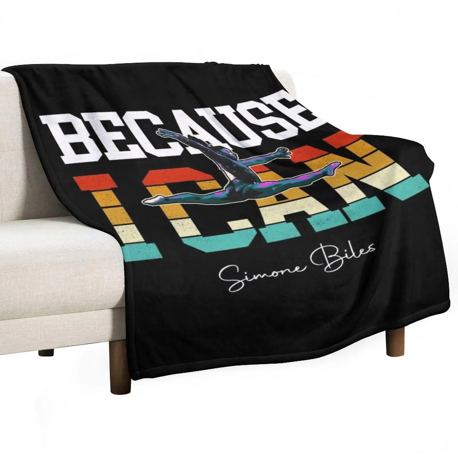 

Simone Biles Goat Throw Blanket Fashion Sofas for sofa Blankets