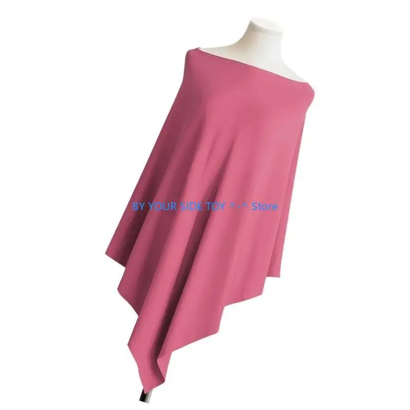 غطاء للرضاعة بتغطية كاملة للأم المرضعة، ناعم وجيد التهوية U6XE #5