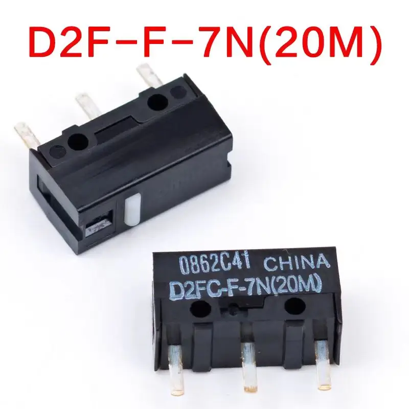 Free Shipping 2Pcs Micro Switch D2FC-F-7N 10M 20M OF D2FC-F-K 50M 60MN D2F D2F-F D2F-01 D2F-L D2F-01F D2F-F-3-7 button switches