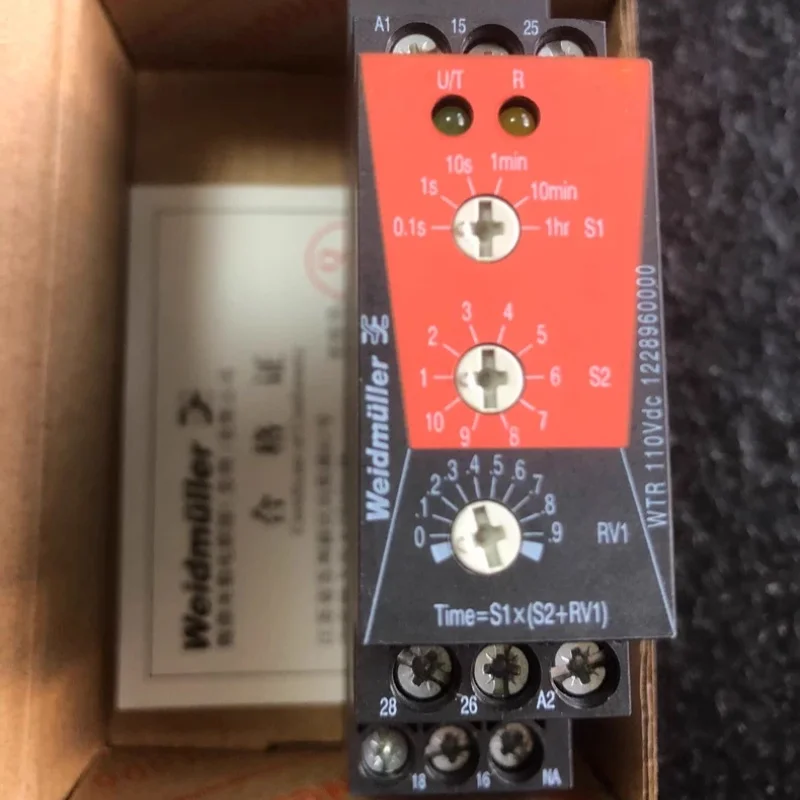 Weidmuller time relay WTR 110VDC order number 1228960000