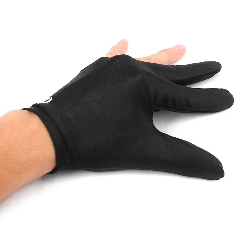 Guantes de billar sin dedos para hombre, guantes de billar, guantes de espectáculo de 3 dedos, accesorios de billar