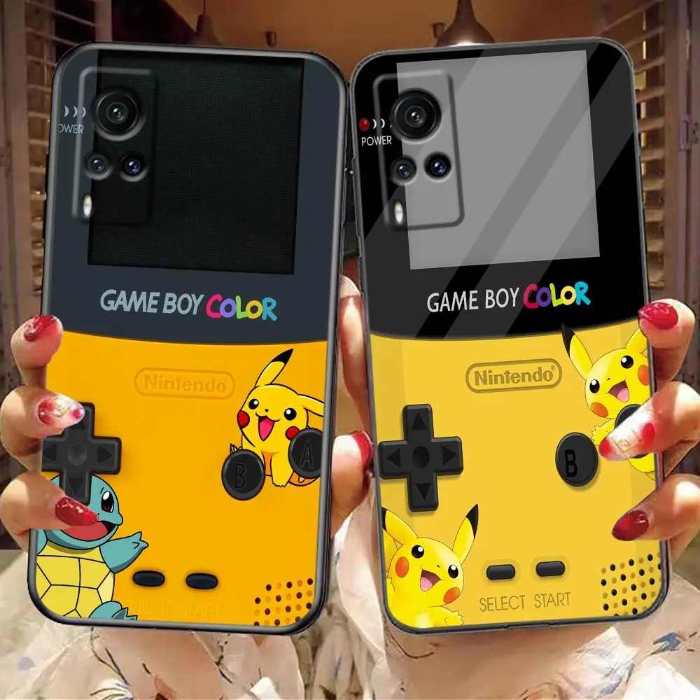 Game-Boy Color-P-Pokemon Phone Case For VIVO X90 X80 X70 X60 X50 X30 V29 V27 V25 V23 V23E V21 V21E V20 Case Funda Shell Capa