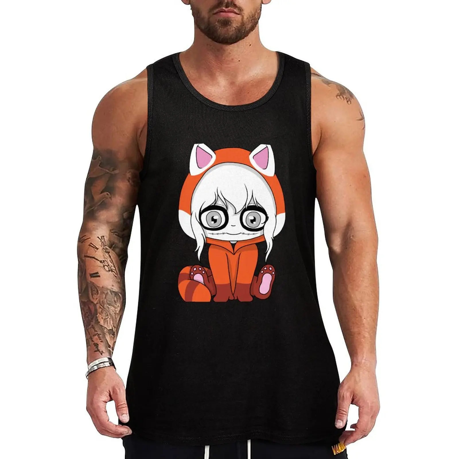 

creepypasta turning red (zero) Tank Top Gym Training Tank Top Moisture Wicking Performance