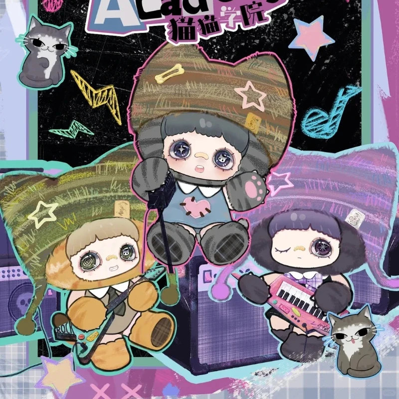 

Серия Maymei Kitten Academy: Сюрприз-бокс с кавайными брелоками, игрушками, подвесками, загадочными виниловыми и плюшевыми куклами, декоративными элементами, коллекционный подарок