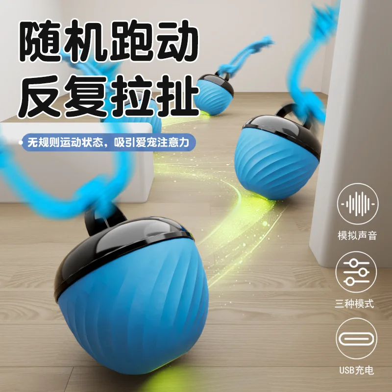 Pelota eléctrica automática para perros y gatos – Juego en solitario - imagen 4