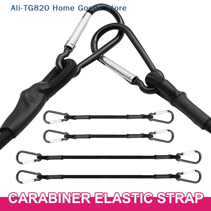 [TG820]60/100/160CM Stretch Elastic Ropes 8MM Bungee Cords With Hooks Lightweight Bikes Tie Car Luggage Packing Roof Rack Strap