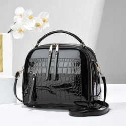 Fashion Bright Leather Ladies Handbag Versatile Women's Crossbody Bags New Women's Shoulder Bag Lacquer Leather Women's Bag