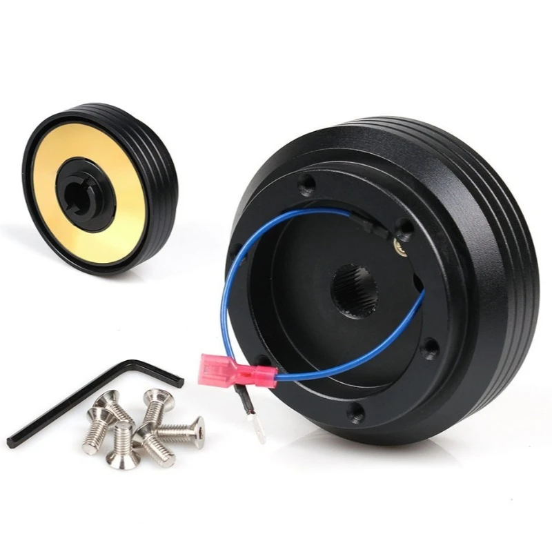 عجلة توجيه سيارة من الألومنيوم محور قصير ينطبق على Honda Civic EK 130H EG 110H ملحقات توجيه تعليق السيارات #4