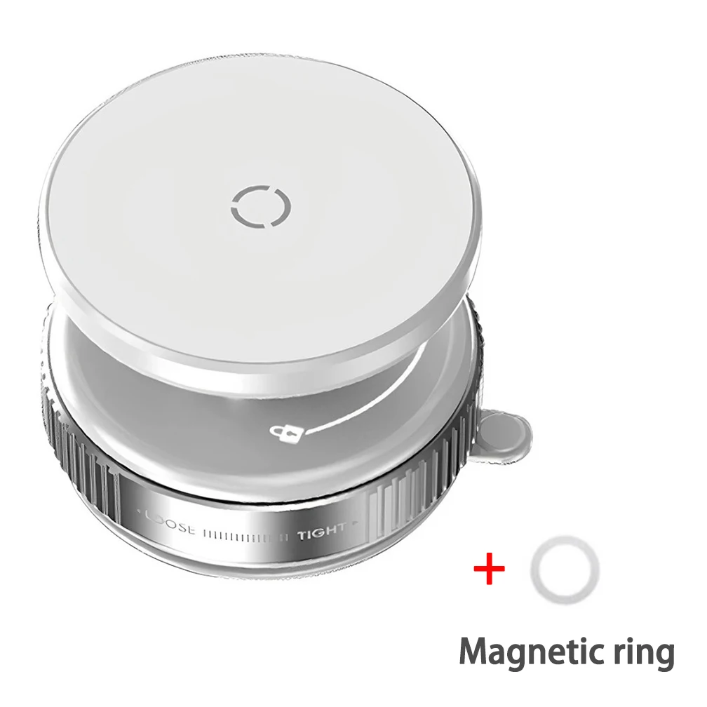 Autotelefoonhouder, Magsafe magnetische vacuüm intelligente autohouder 360 ° Rotatie Magnetische Vacuüm Adsorptie Zuignap Beugel Auto