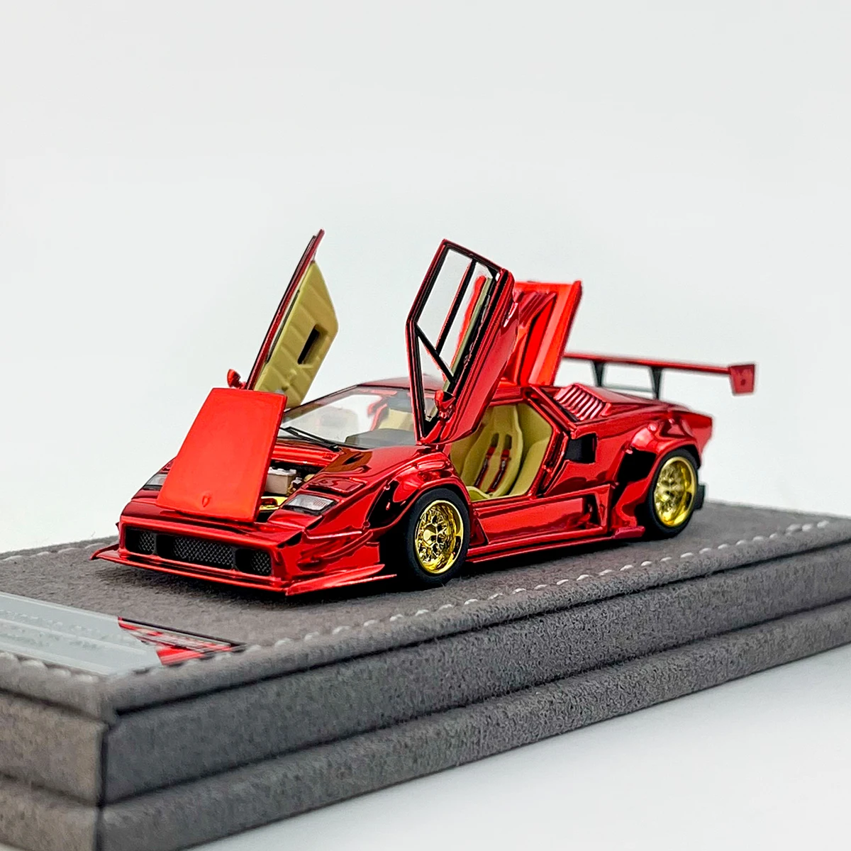 

TopArt 1:64 Malaysia LBWK Countach Metallic Red Diecast Model Car In 2025