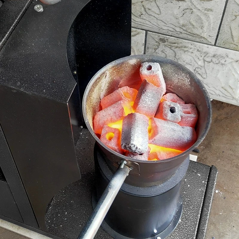 Barbecue shop automatic charcoal point machine commercial fast charcoal burning machine liquefied gas electric charcoal burning