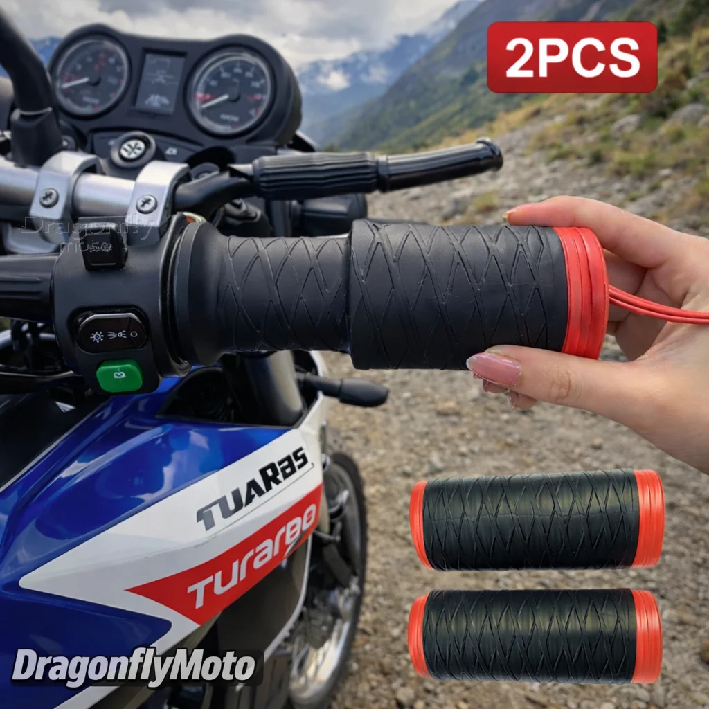 

Motorcycle Silicone Handlebar Cover For Aprilia Tuareg 660 Tuareg660 Self Shrinking Non-Slip Motorcycles Grip Covers Sleeve