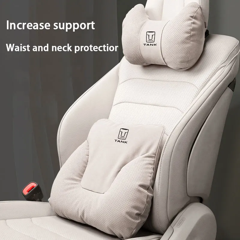 For Great Wall Tank 300 500 700 Auto Interior Accessories Car Seat Headrest Waist Seat Support Car Neck Pillow Waist Pillow