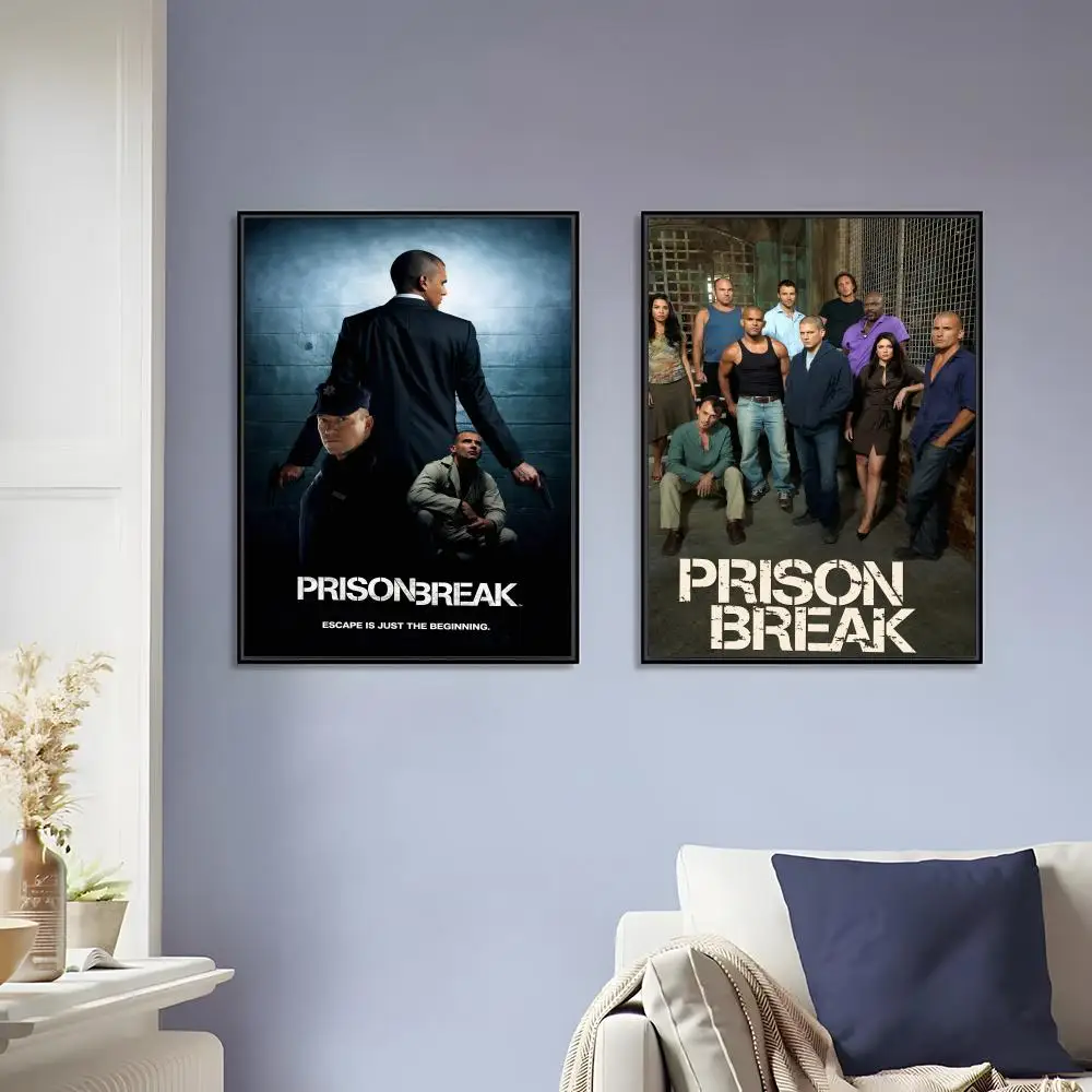 Prison Break Painting Calligraphy Canvas Painting Art For Bathroom, Living Room Home Wall Decor Picture