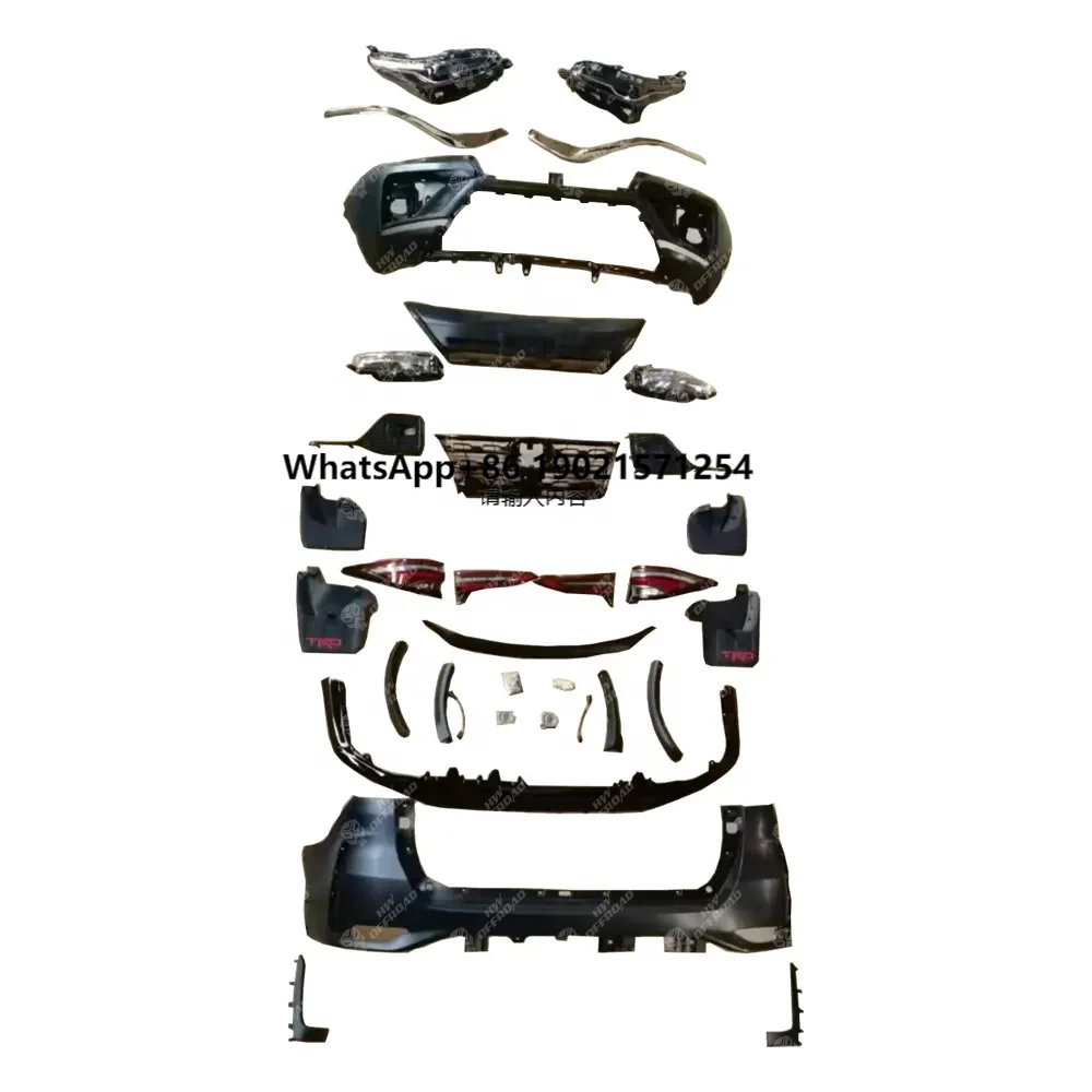 

Wholesale Price Auto Part Bumper Grille Front Rear Lamp Body Kit for Fortuner 2016-2020 Upgrade to Fortuner 2021 Bodykit