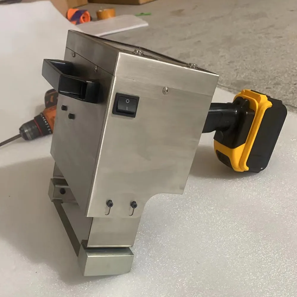 large screen 120x30 magnet Hand-held Portable Metal Nameplate Marking Machine Touch-screen Electric Lettering Machine