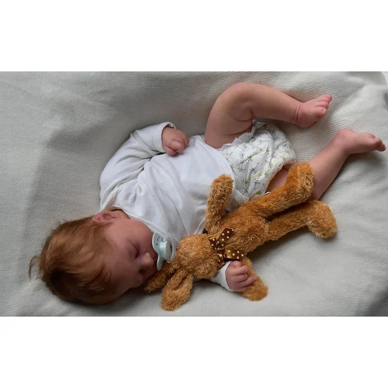 49CM bereits fertige Frühchen-Baby-Reborn-Puppe Timothy Genesis Handbemalung 3D-Haut mit sichtbaren Adern Mu Diegoas Reborn-Puppen-Spielzeug