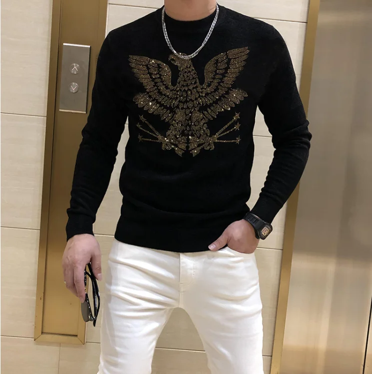 

2023 Sweater Mens Clothes Fall Winter Men Clothing Long Sleeve Knitted Pullover High Quality Korean Styl