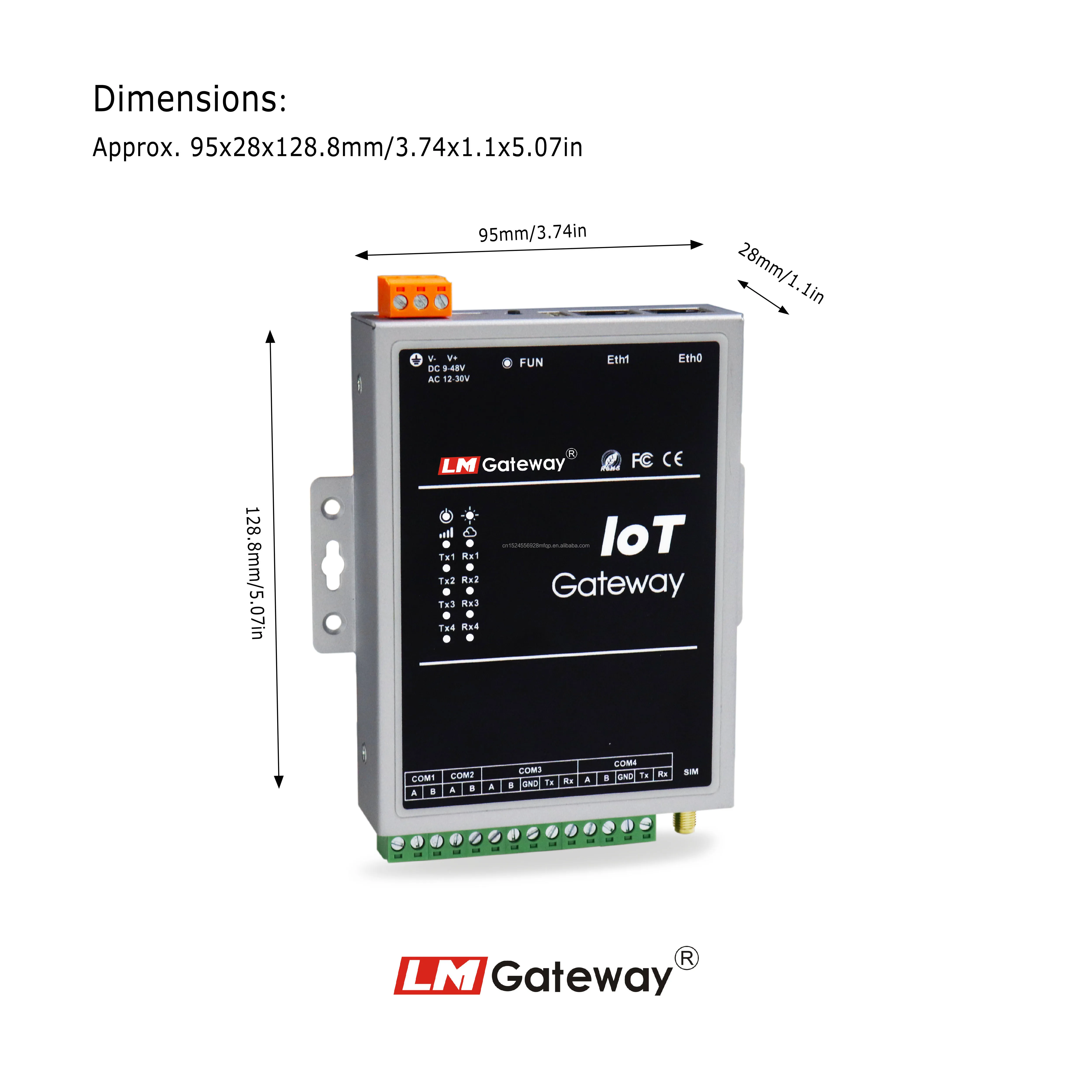 LM 4G ゲートウェイ 403 DLT645 IEC104 Modbus to BACnet MQTT エネルギー管理ゲートウェイ