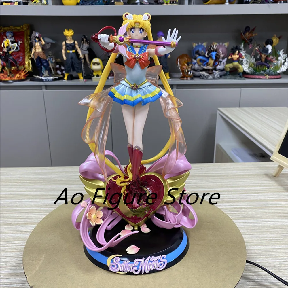 34cm Sailor Moon Super GK Tsukino Usagi Collection Figure Figurine Model Statue Toy Collection Gift