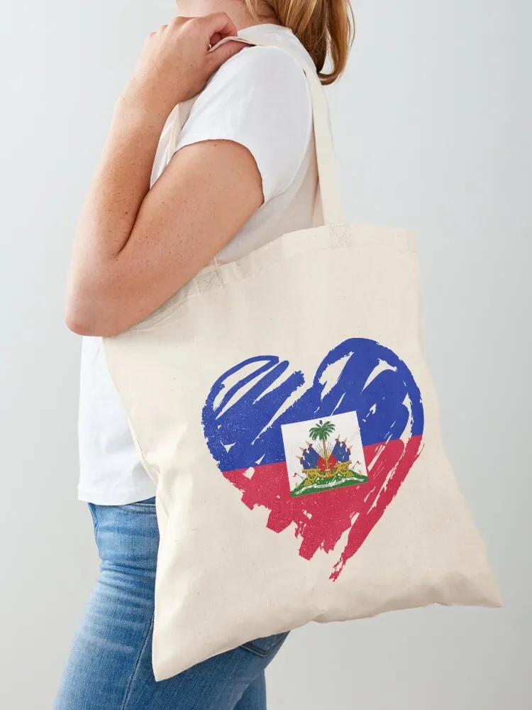 

I Love Haiti - Mwen Renmen Ayiti Tote Bag Shopper handbag shopper bag woman free delivery bags Gift bag