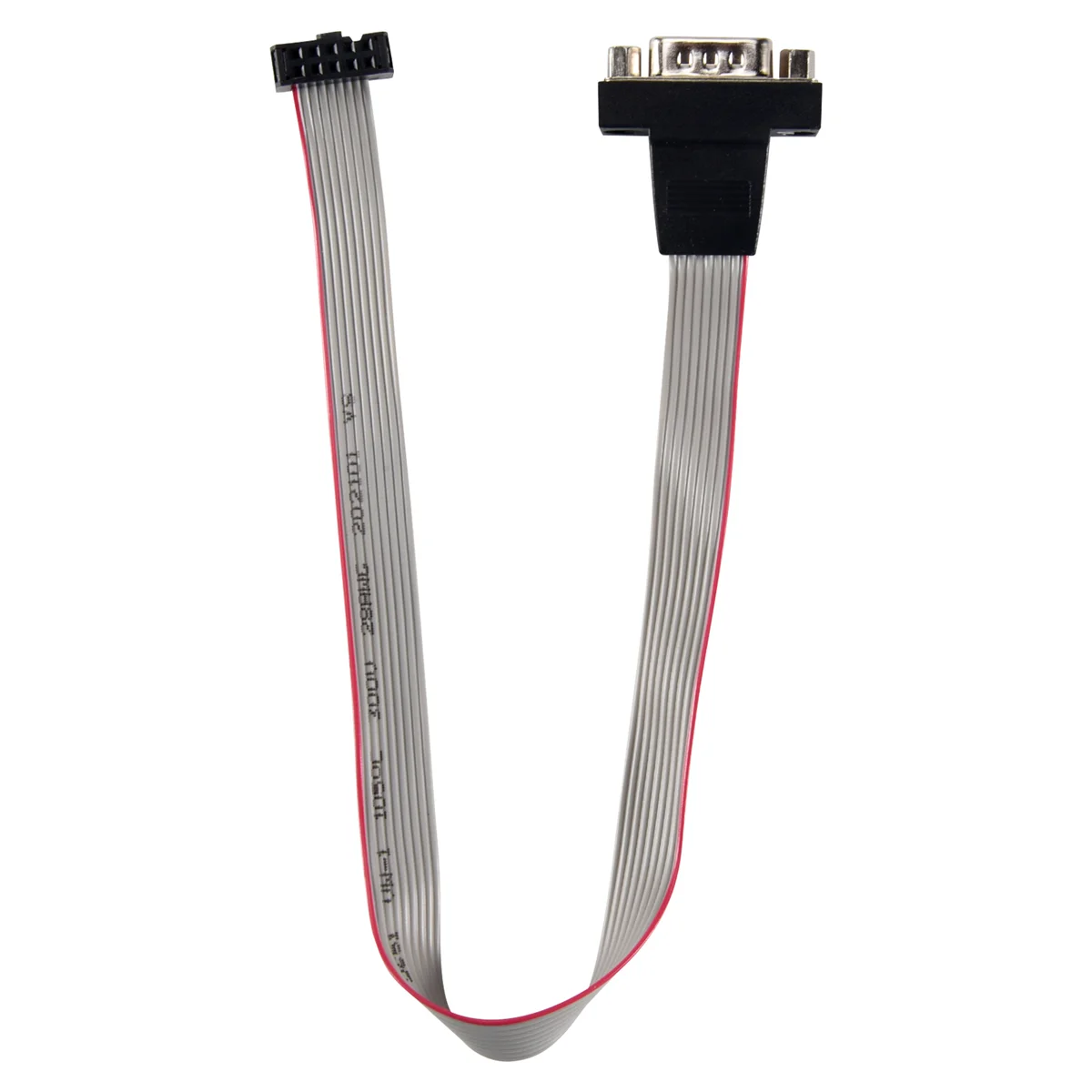 DB9 RS232 ถึง 10 Pin Ribbon Cable Connector Adapter