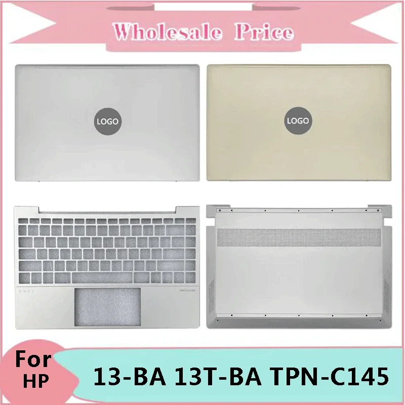 laptop lcd tampa traseira moldura frontal palmrest superior base case inferior keyboa hp notebook invy 13 ba 13t ba tpn c145 novo original 01