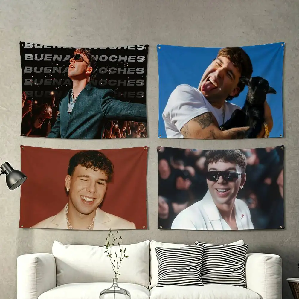 B-Buenas Noches Quevedo Gift   Flags for Bedrooms Home Decor Items Outdoor Decors Garage Decoration Flaga
