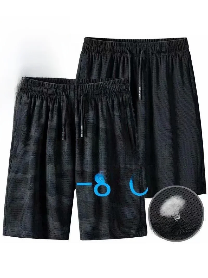 

Ice Silk Qui Dry orts Men's Summer New Loose Running Sports Thin Five-Quarter Pants Breathable Comfortable Urban Faion