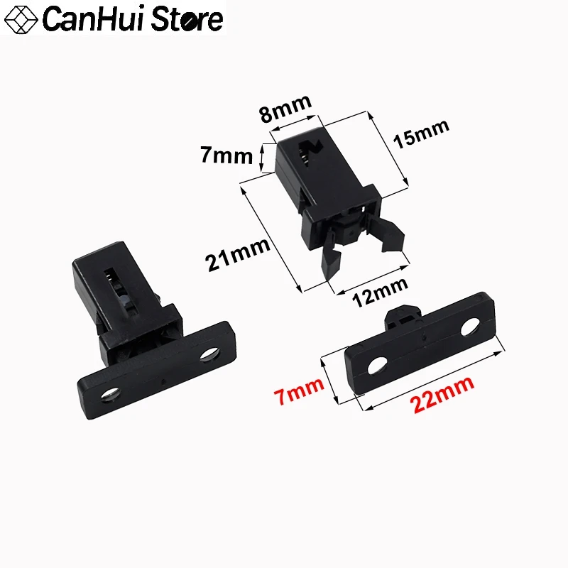 10pcs Black/White PR-001 Trash can Small Door Lock Switch Also For MS Air Conditioner Set Top Box TV EVD DVD Door Cover