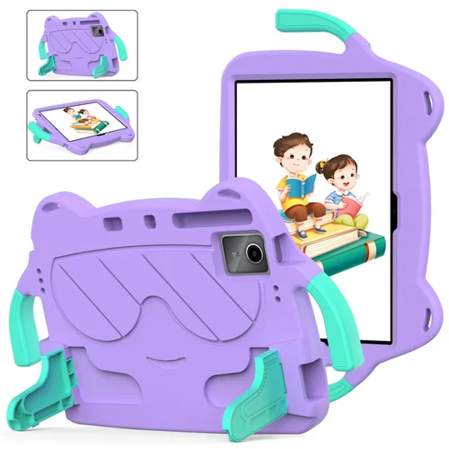Funda para Samsung Galaxy Tab A9 Plus 11 pulgadas X216 A9 + A8 10,5 A7 Lite 8,7 S6 T860 S5e 10,5 A7 T500 cubierta con soporte de mango EVA para niños