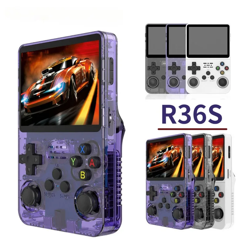 New Original R36S Handheld Game Console Open Source Linux System Classic Nostalgic Portable Mini Handheld Device