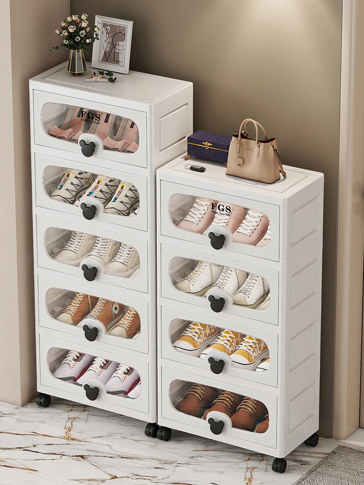 boite-oe-transparente-a-couvercle-rabattable-organisateur-de-rangement-multicouche-pour-armoire-d'entree-de-maison-oes-dessin-anime-francais-sle-en-plastique