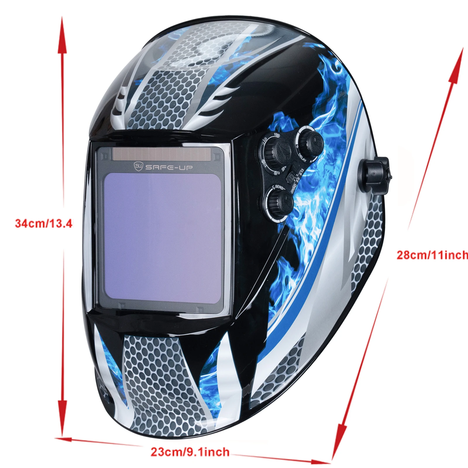 Welding Mask True Color 1/1/1/1 Welding Helmet DIN4/5-9/9-13 for TIG MIG Welder Machine Grinding 4 Arc Sensors Auto Darkening