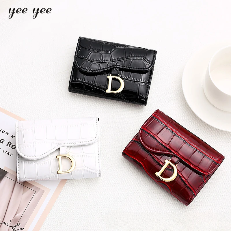 The New Atmospheric Fashion Crocodile Print High-grade Women\'s Multi-card Anti-theft Swipe Bag Multi-function Purse