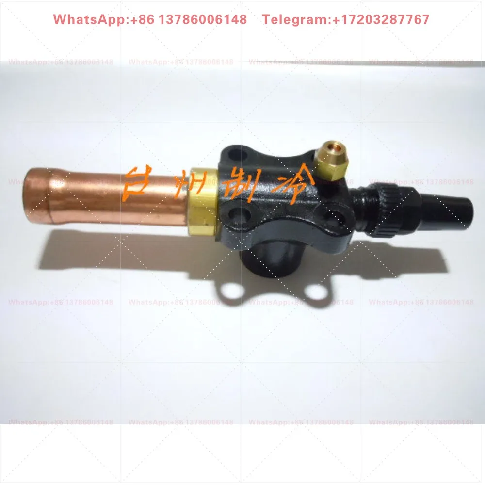 Semi-hermetic 15-hp compressor suction and exhaust valve refrigeration air conditioner freezer freezer globe