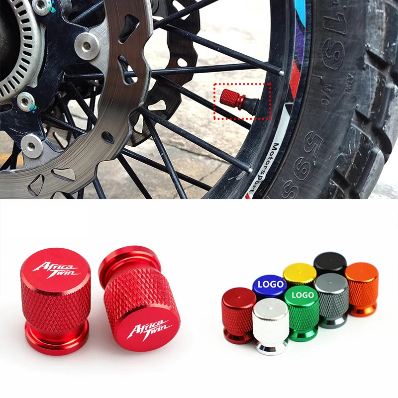 Fit For Honda Africa Twin 1100 CRF1100L CRF1000L AfricaTwin Adventure Sports Motorcycle CNC Aluminium Wheel Tire Valve Cap