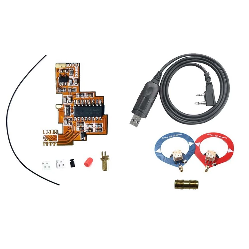 

SI4732 FPC Modification Module+Antenna+Programming Cable For Quansheng K5K6 HF Shortwave Reception/Dual Antenna Solution