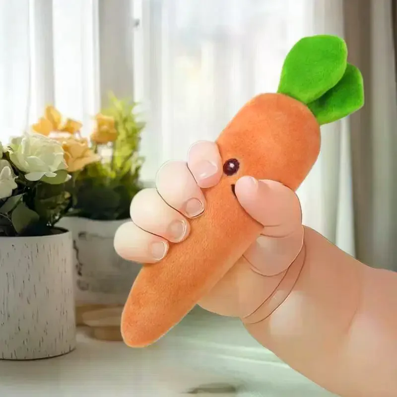 1/2PCS Baby Rustgevend Speelgoed Pluche Fruit Pop Baby Anti Startle Slaaphulp Holding Ring Pasgeboren Comfort Speelgoed