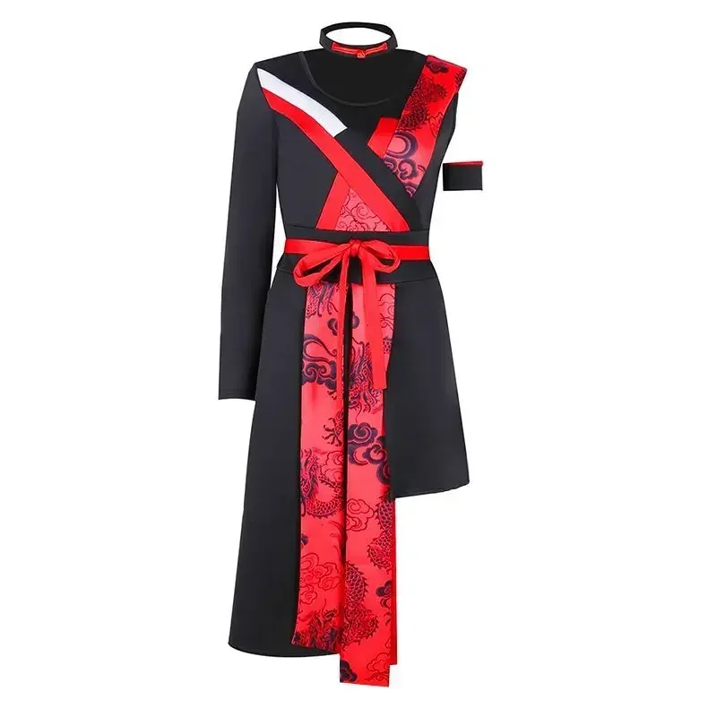 

Костюмы для танцев якоря, корейские танцевальные и поющие костюмы, новинка 2025 года, ежегодные танцевальные костюмы в китайском стиле для групповых выступлений для девочек