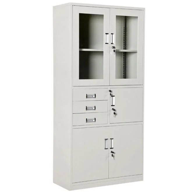 Wholesale Hot-selling High-quality Metal File Cabinets, Suitable For School And Family File Storage Double Door Cabinets