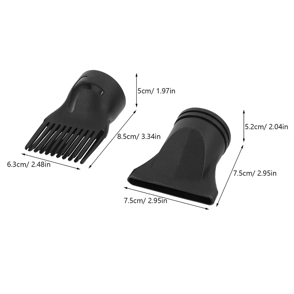 หัวเป่าลม 7 ชิ้น อุปกรณ์เสริมสำหรับไดร์เป่าผม หัวกระจายลม สำหรับจัดแต่งทรงผม แห้งเร็ว ใช้ได้ทั้งในร้านเสริมสวยและที่บ้าน