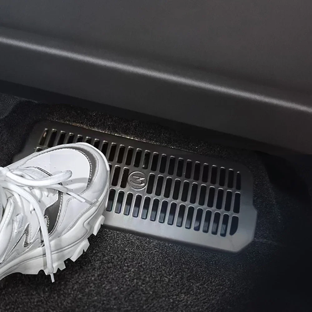 Für Tesla Neue Modell 3 Highland 2024 Unter Sitz Hinten Air Vent Schützen Abdeckung Anti-blocking Rücksitz Outlet Grille schutz Teile – Detail 6