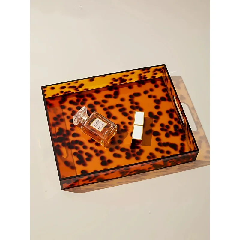 Luxury lite acrylic aroma diffuser tray-rectangular, ideal key storage entrance, suitable display jewelry decorative items