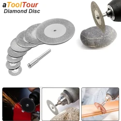 Diamond Blade Cut Off Disc Wheel Circular Saw Rotary Tool Disk Mini Drill Wood Stone Plastic Glass Ceramic Sharp Cutoff Cutter