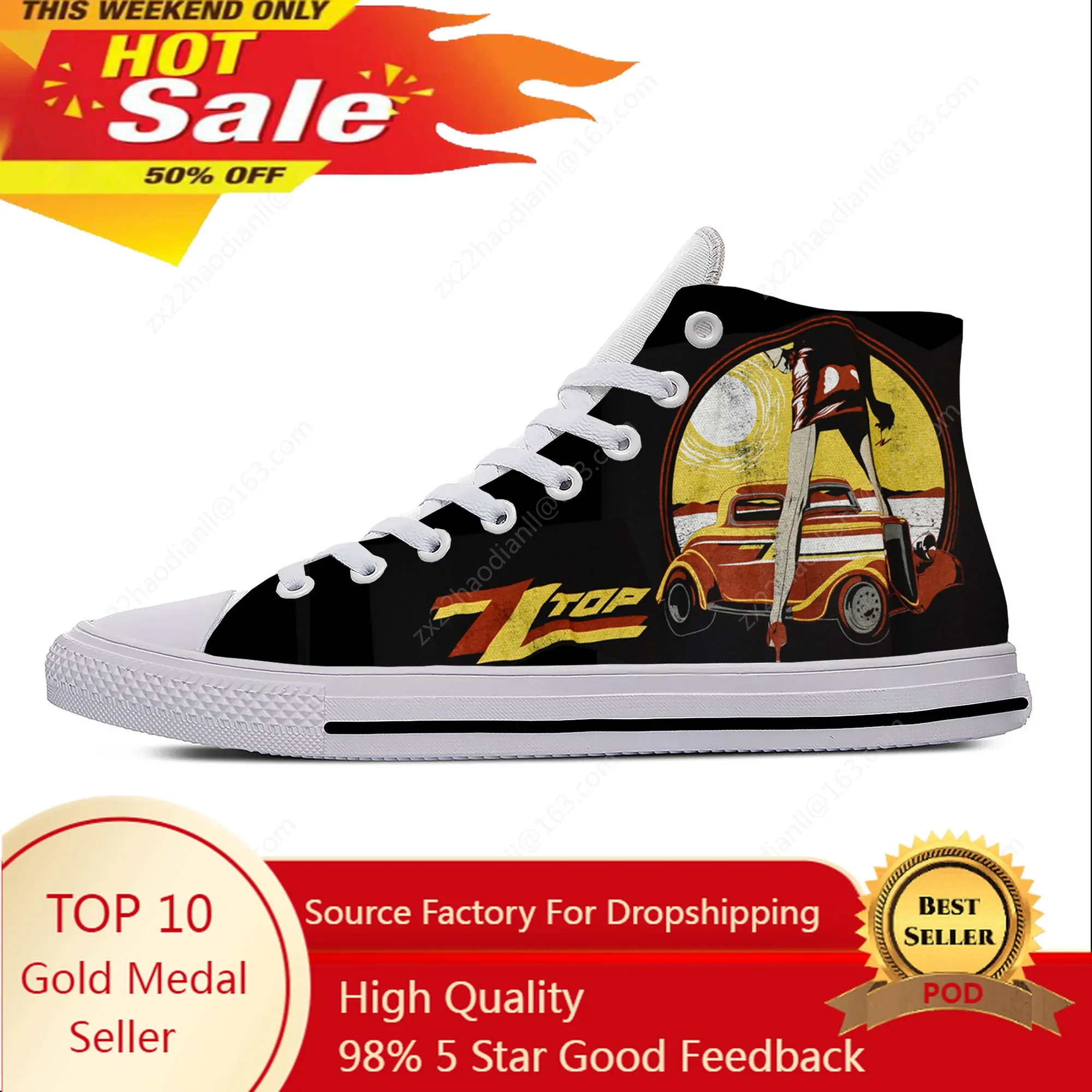 

Zz Top Vintage Legs High Top Sneakers Mens Womens Teenager Casual Shoes Canvas Running Shoe 3D Print Breathable Lightweight shoe