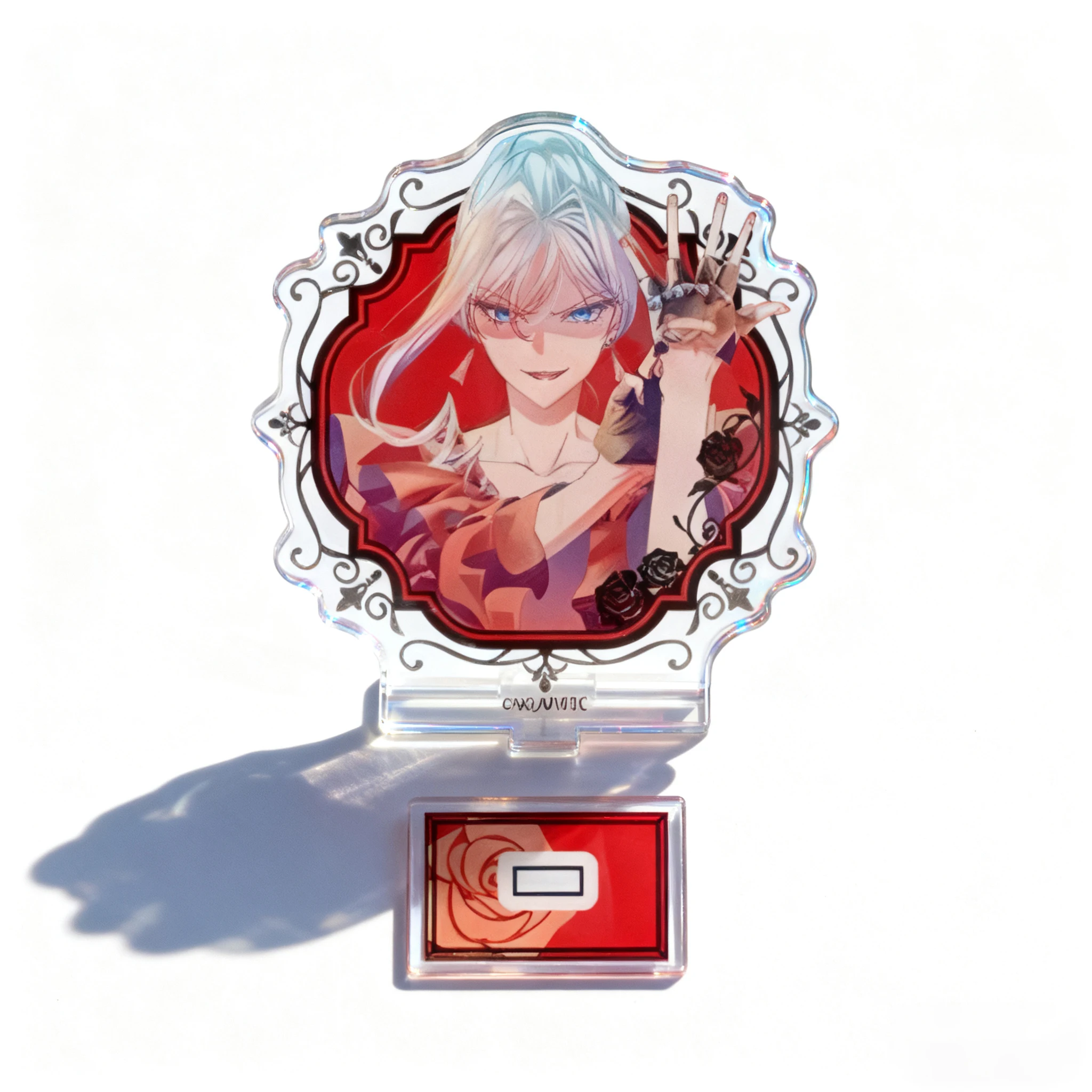Je peux le demande d'une chose finale? Support en acrylique pour figurine Scarlet El Vandimion, 10CM, décorations de noël, cadeaux soigneusement